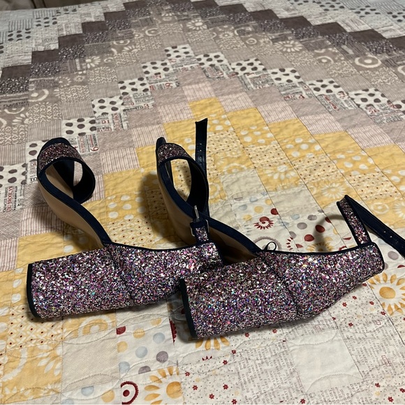 Multicolour glitter block heels size 9 worn once - Picture 4 of 7